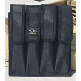 9mm Magazine Pouch - Four Pocket with Belt Loops and Modular Attachment