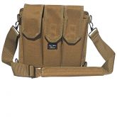 Shoulder Magazine Pouch - 30 to 40 round Mags - 6 Pocket - Coyote Brown